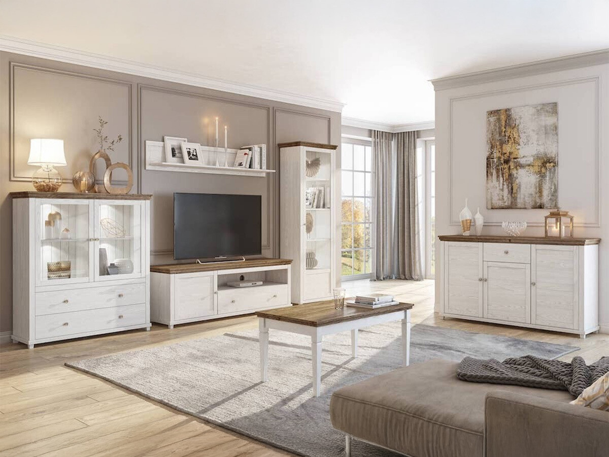 Kомод Tolnue 106 (Выбеленная ясень + Дуб лефкас)