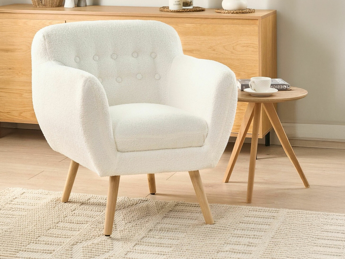 Krēsls Berwyn 1009 (Balts)