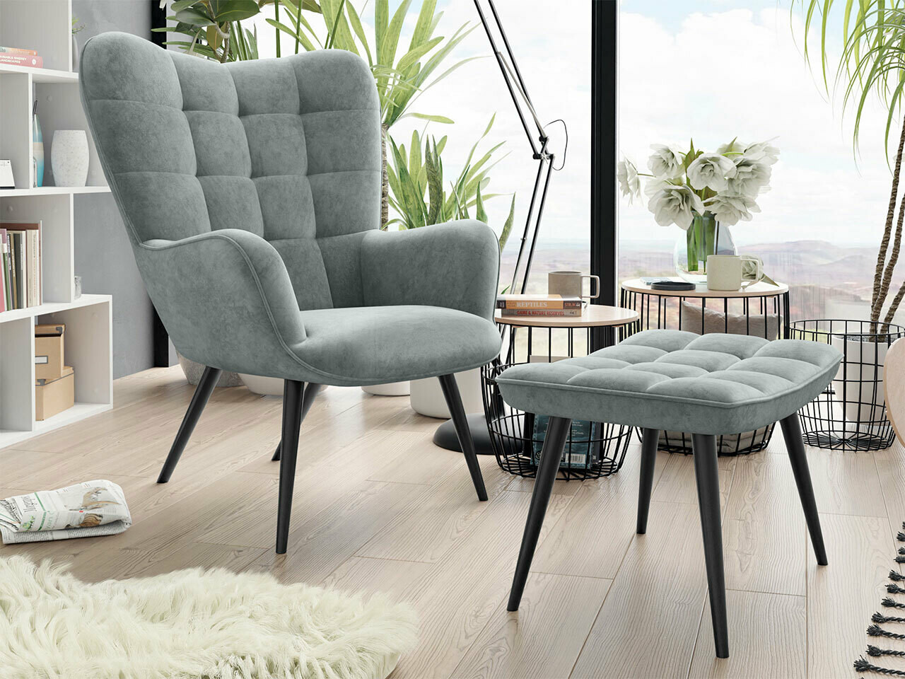 Krēsls Comfivo 320 (Pelēks)