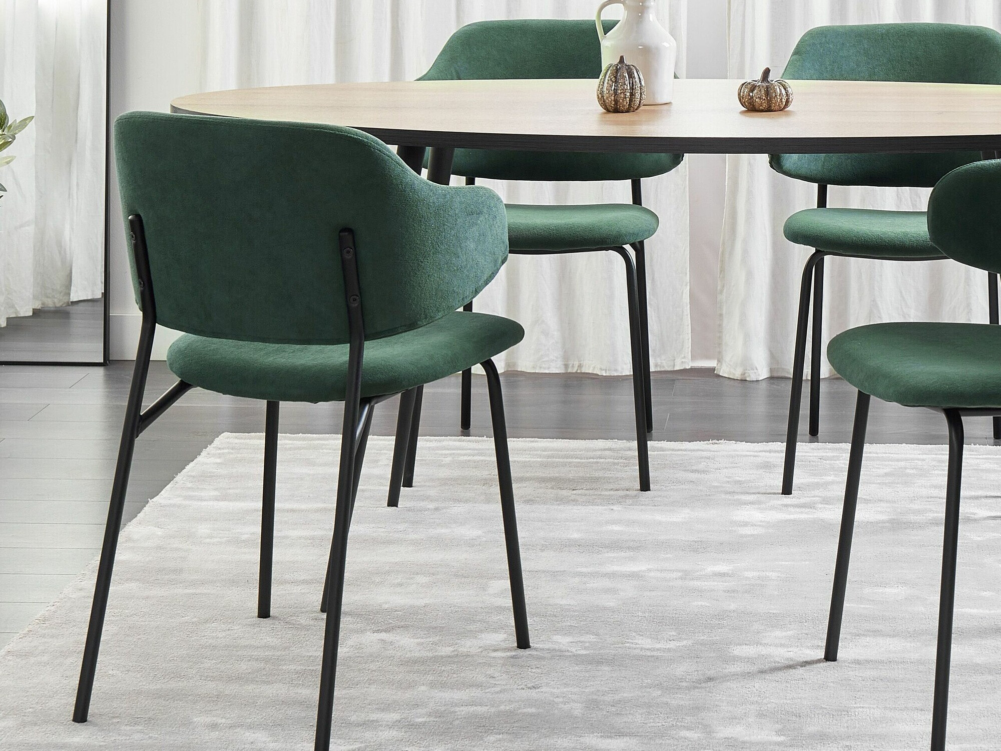 Krēslu komplekts Berwyn 2382 (Zaļš)