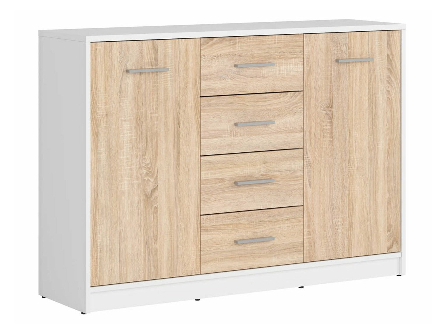 Kumode Novsore 118 (Balts + Sonomas ozols)