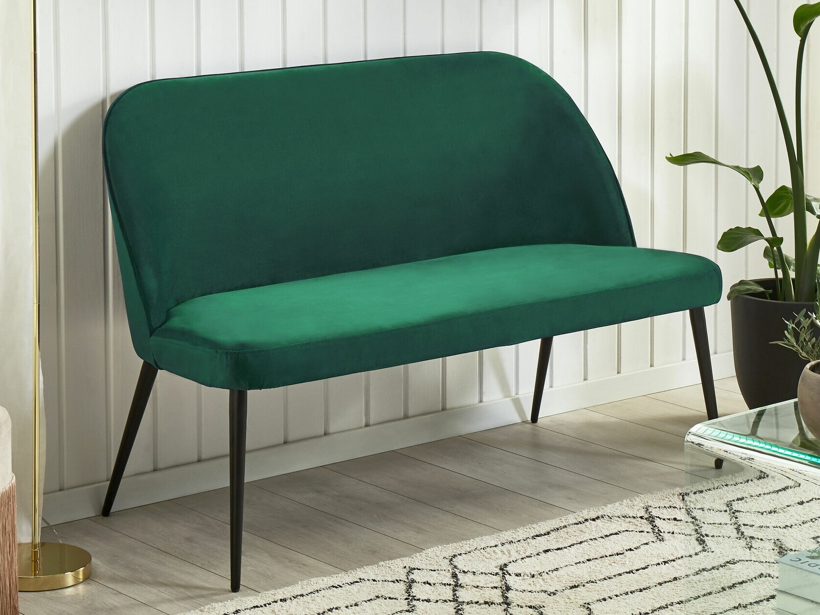 Мягкая скамья Berwyn 2379 (Зелёный)