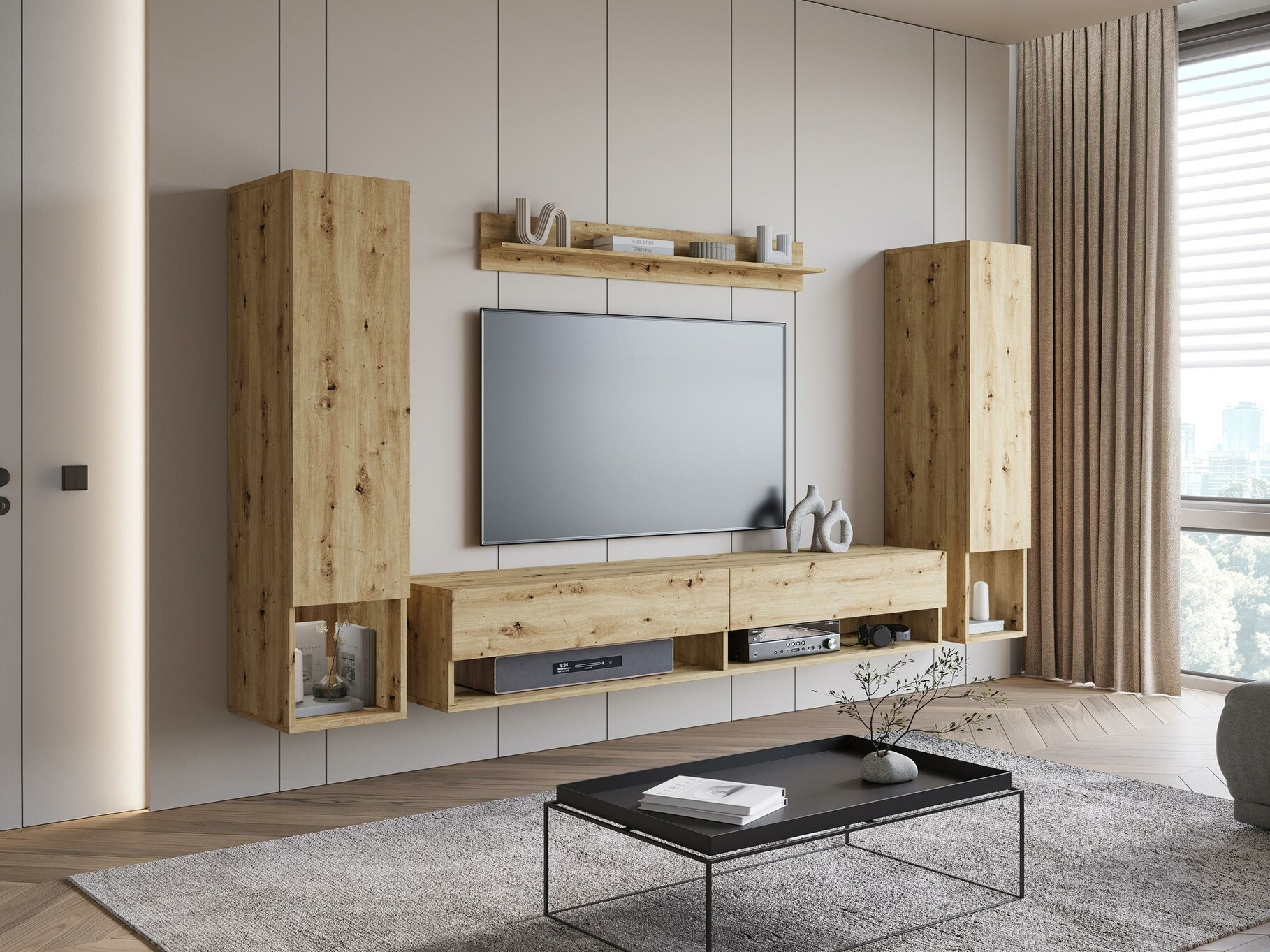 Viesistabas komplekts Sarasota 176 (Artisan ozols)