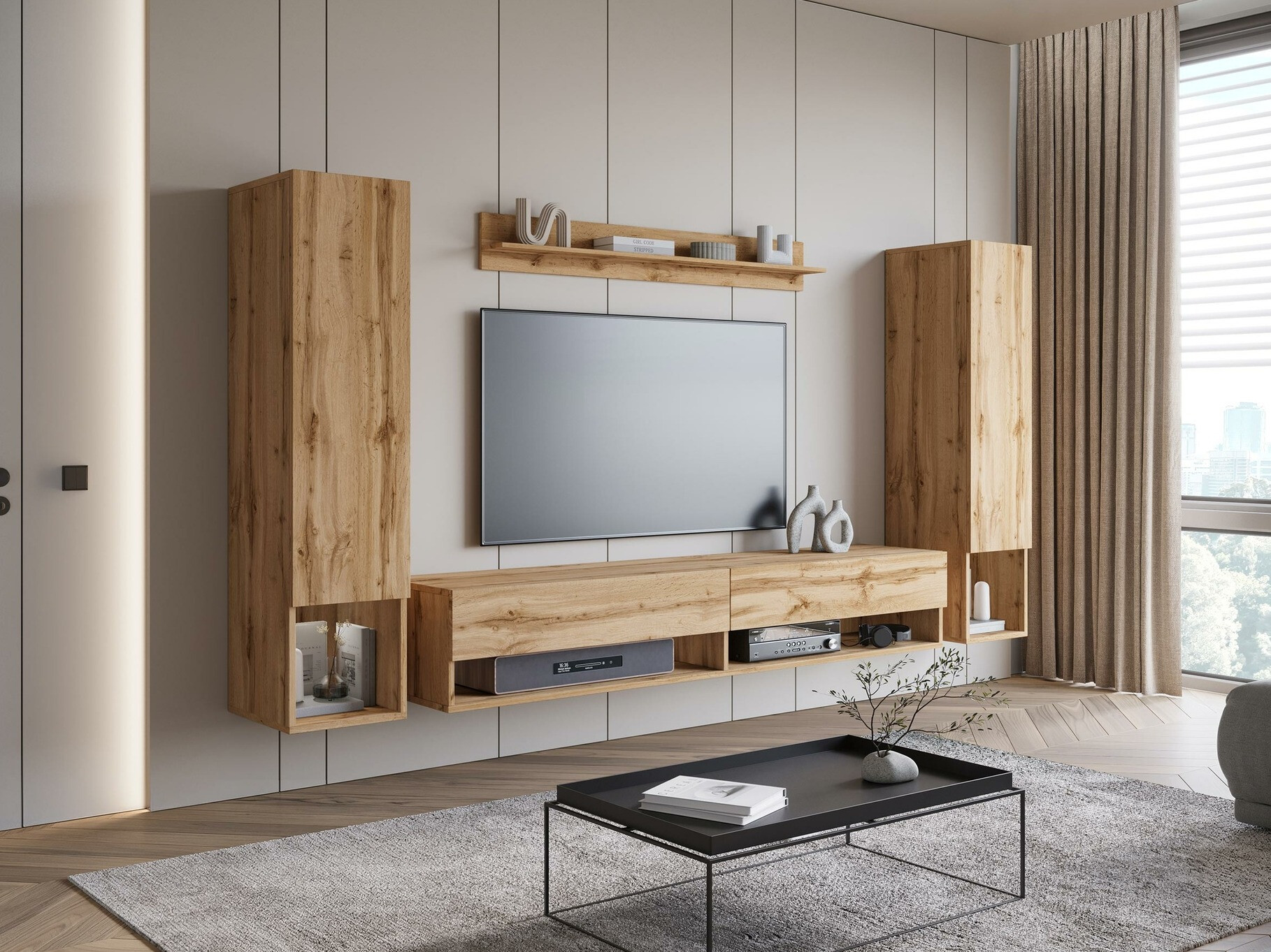 Viesistabas komplekts Sarasota 176 (Votan ozols)