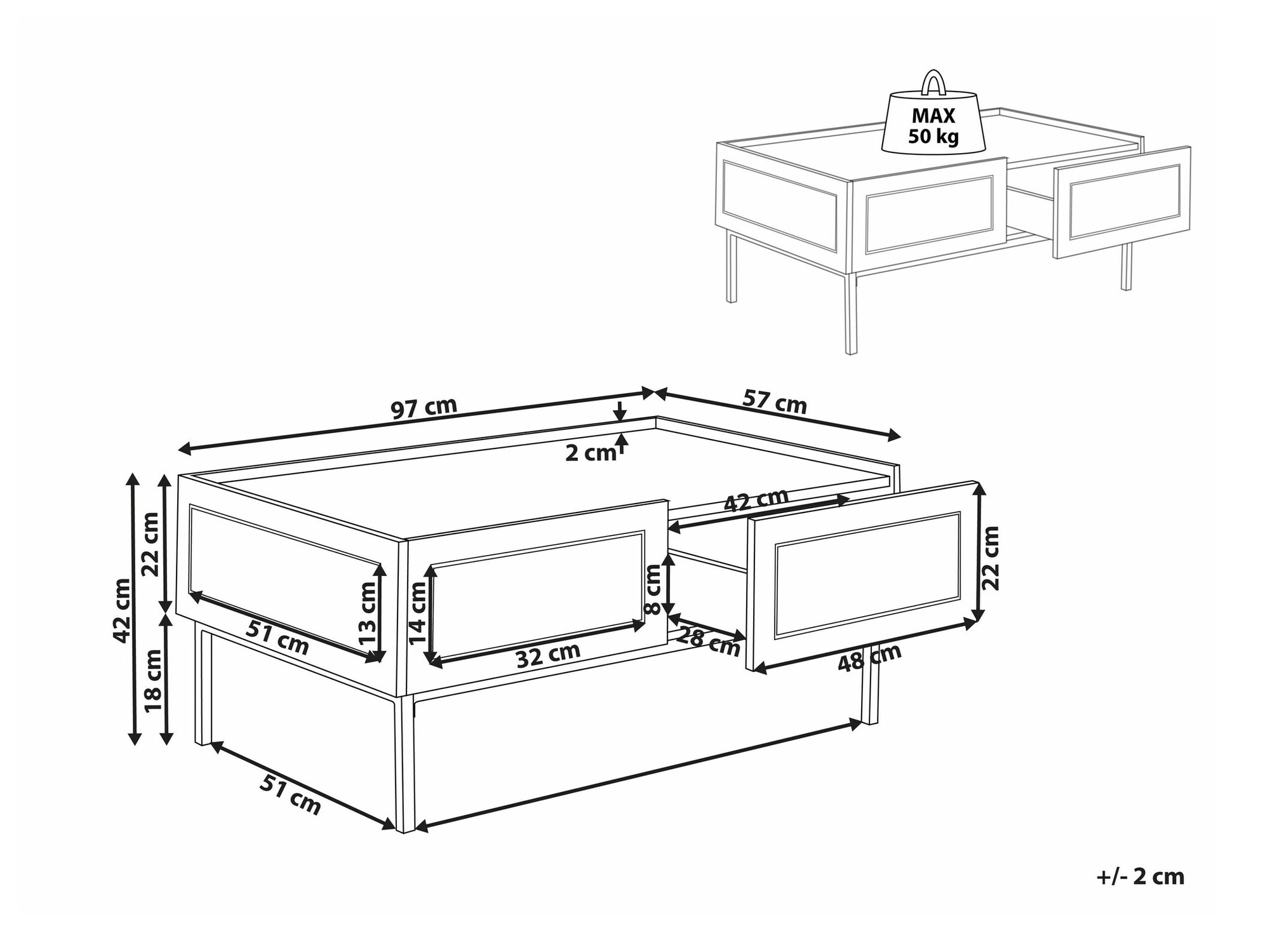 Журнальный столик Berwyn 2378