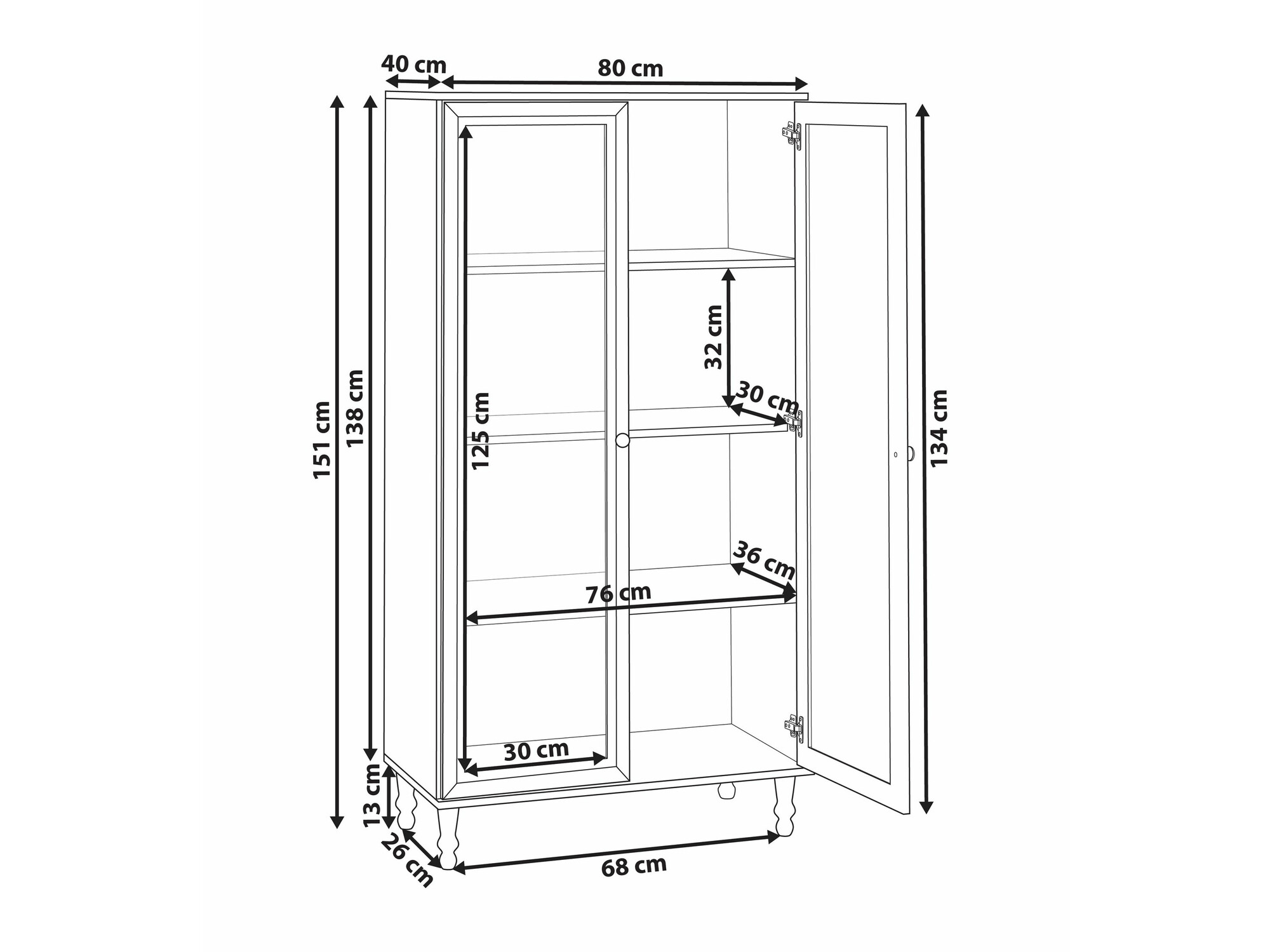 Plaukts Berwyn 2385 (Balts + Gaišs koks)