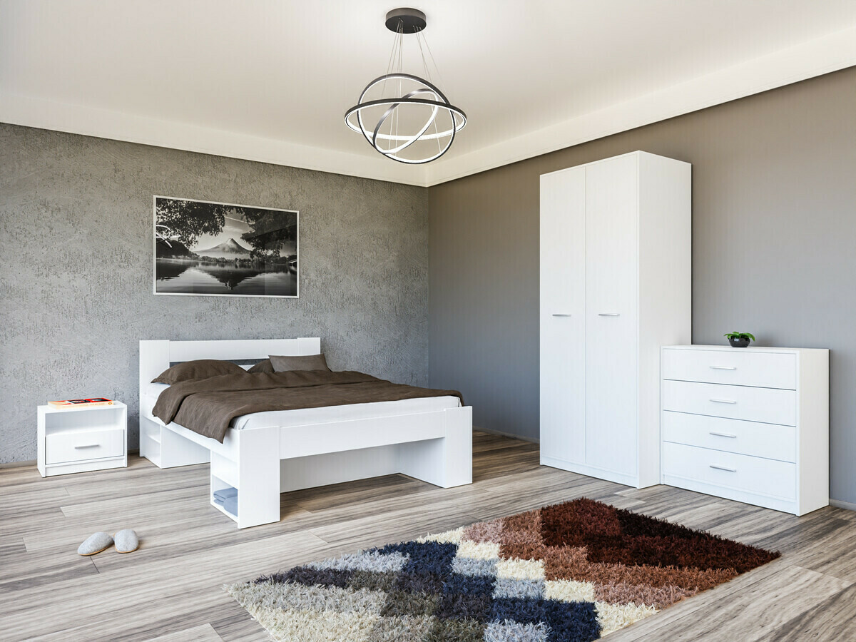 Skapis Novsore 120 (Balts)