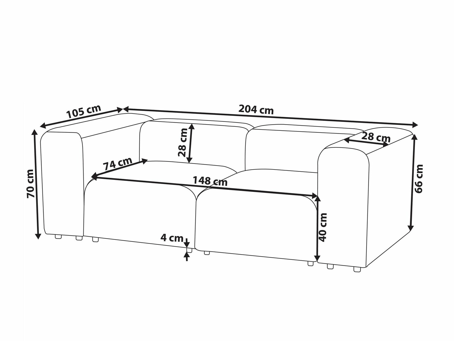Модульный диван Balcoro 100 (Зелёный)