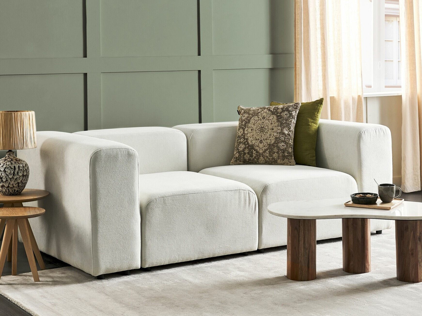 Moduļu dīvāns Balcoro 100 (Krēms)