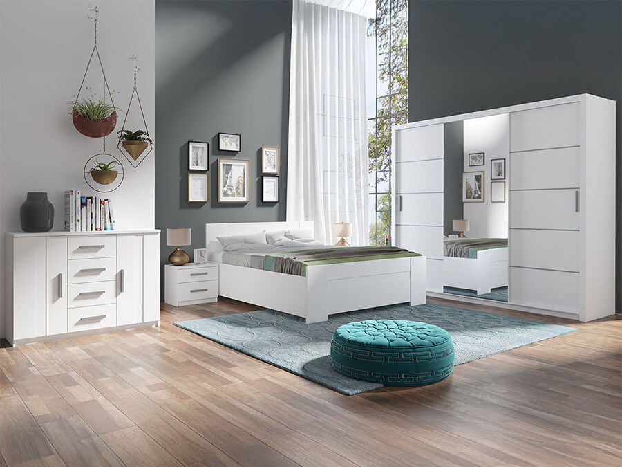 Guļamistabas komplekts Catromi 116 (Balts)