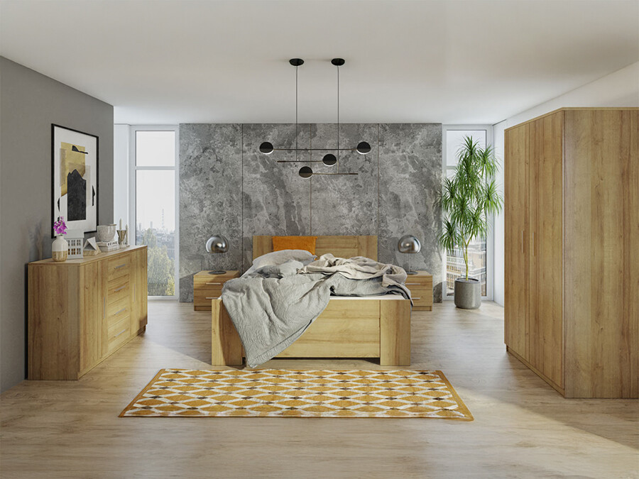 Guļamistabas komplekts Catromi 122 (Artisan ozols)