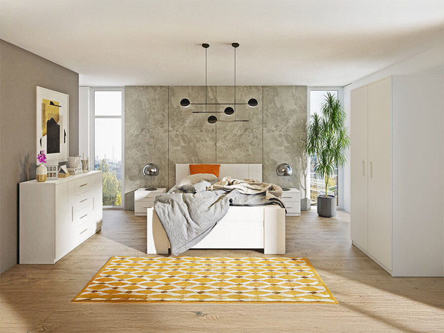 Guļamistabas komplekts Catromi 122 (Balts)