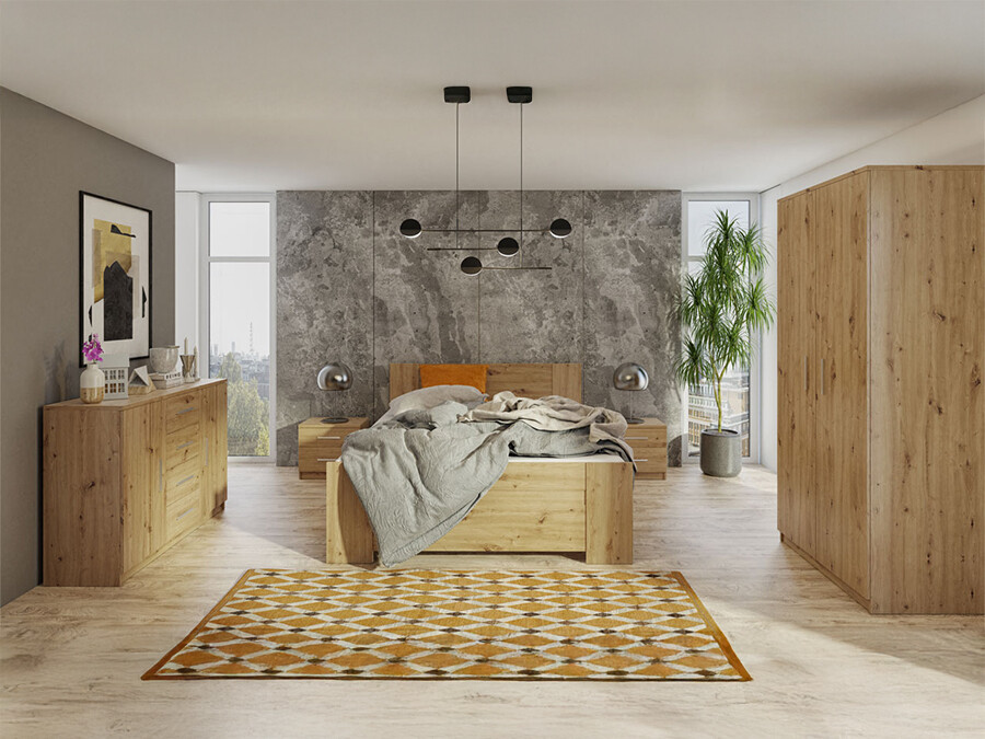 Guļamistabas komplekts Catromi 123 (Artisan ozols)