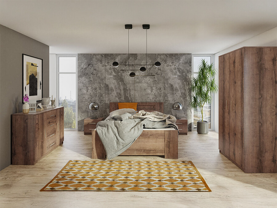 Guļamistabas komplekts Catromi 123 (Monastery ozols)