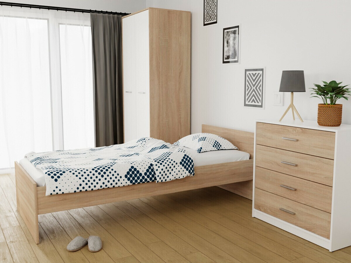 Кровать Novsore 126 (Сонома Дуб)