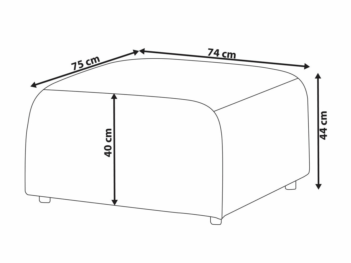 Пуф Balcoro 102 (Бежевый)
