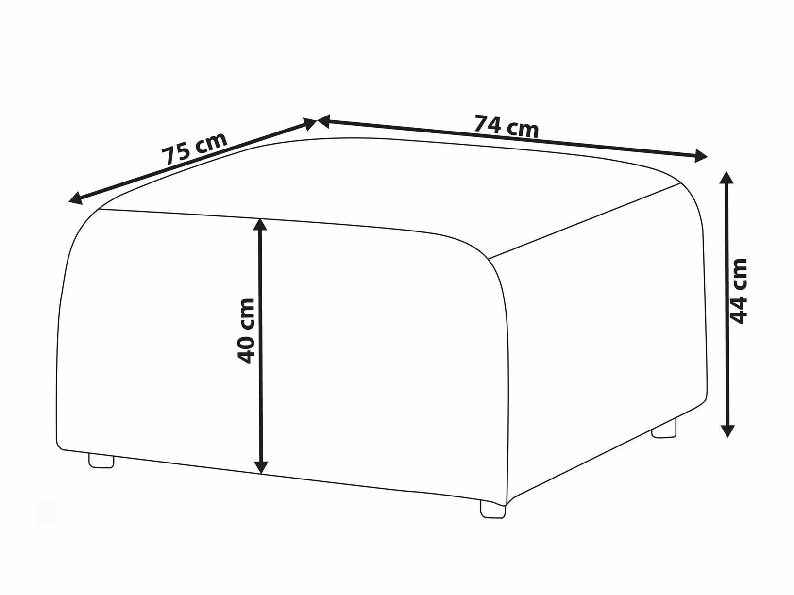 Pufs Balcoro 102 (Zaļš)