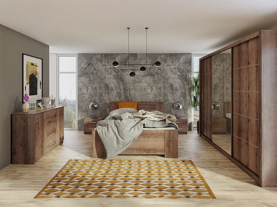 Спальный гарнитур Catromi 116 (Монастырский дуб)