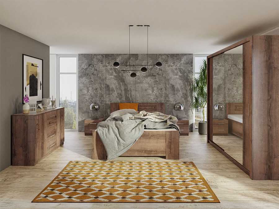 Спальный гарнитур Catromi 121 (Монастырский дуб)