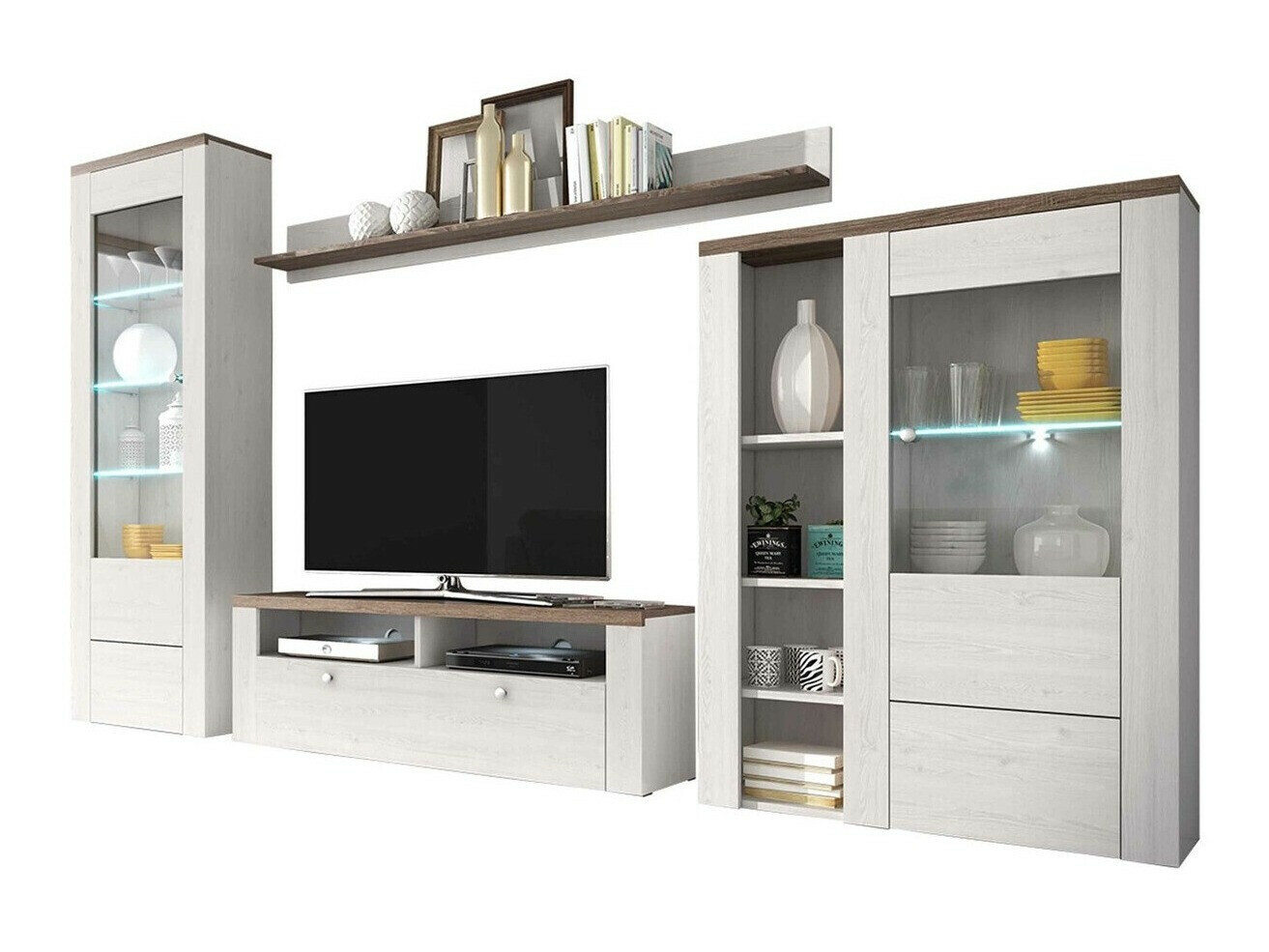 Viesistabas komplekts Salelbo 100 (Sīpolu lapegle + Trifele ozols)