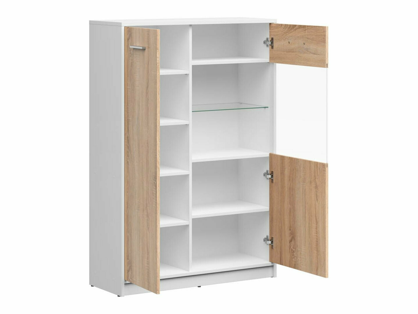 Plaukts Novsore 138 (Balts + Sonomas ozols)