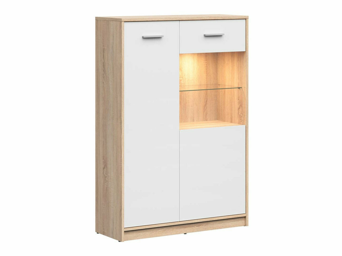 Plaukts Novsore 138 (Sonomas ozols + Balts)