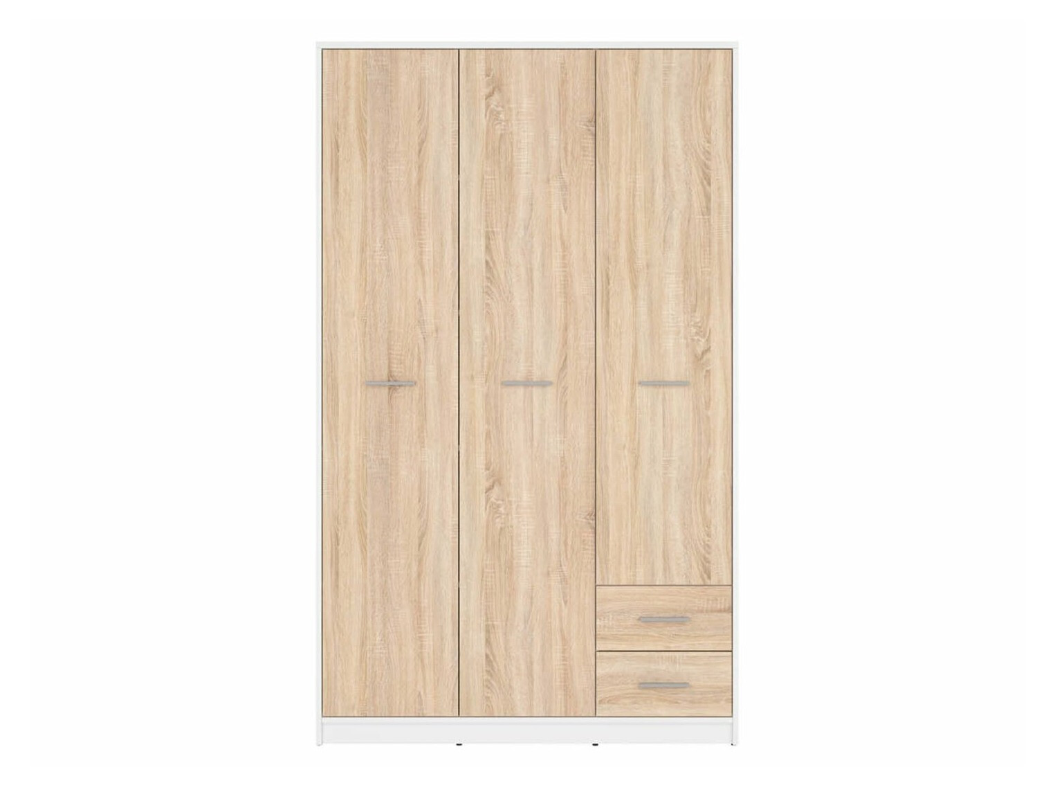 Шкаф Novsore 134 (Белый + Сонома Дуб)