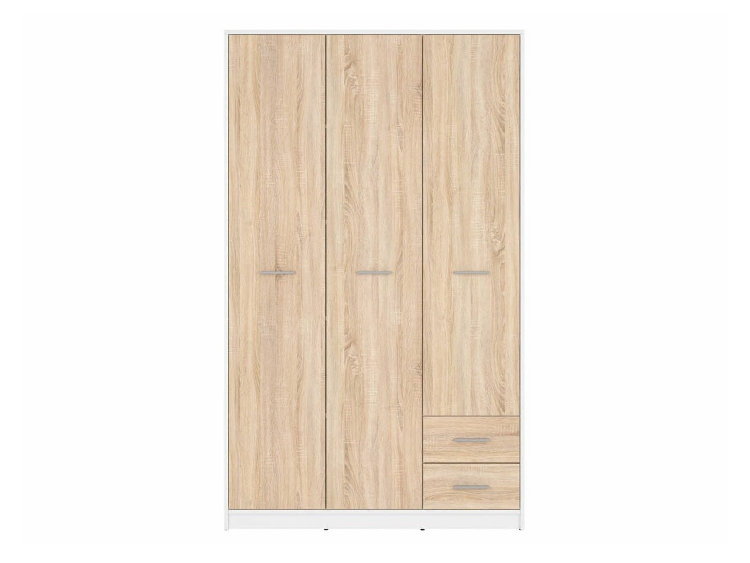 Шкаф Novsore 134 (Белый + Сонома Дуб)
