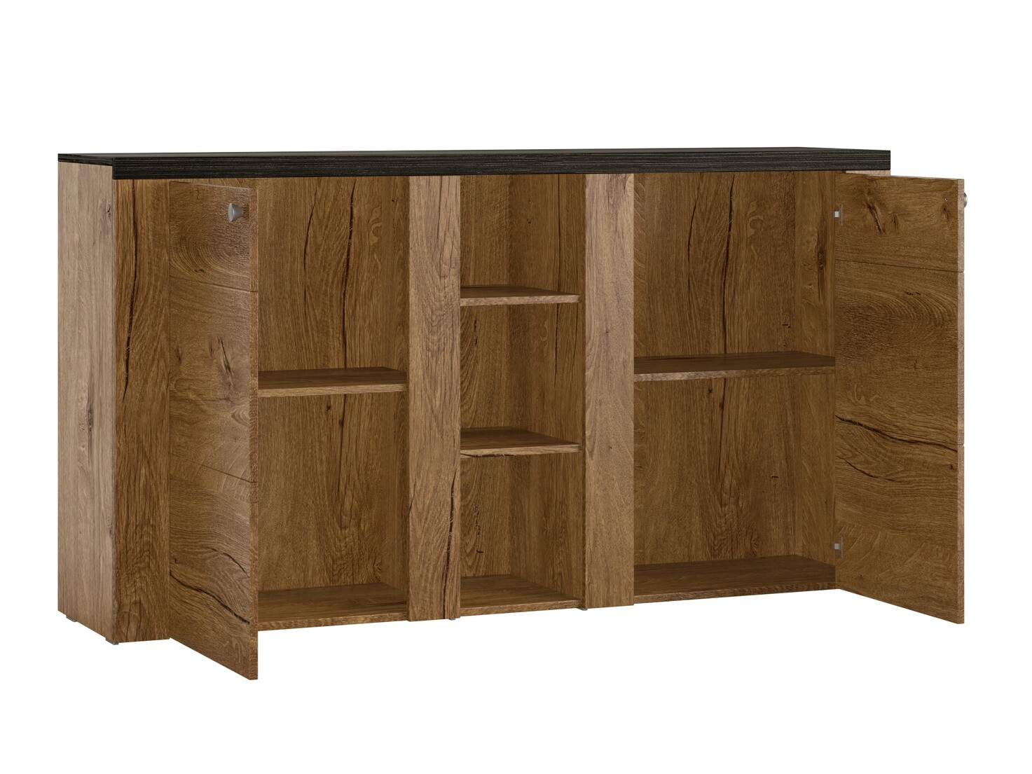 Шкафчик Salelbo 106 (Светлая лиственница Сибиу + Трюфель дуб)