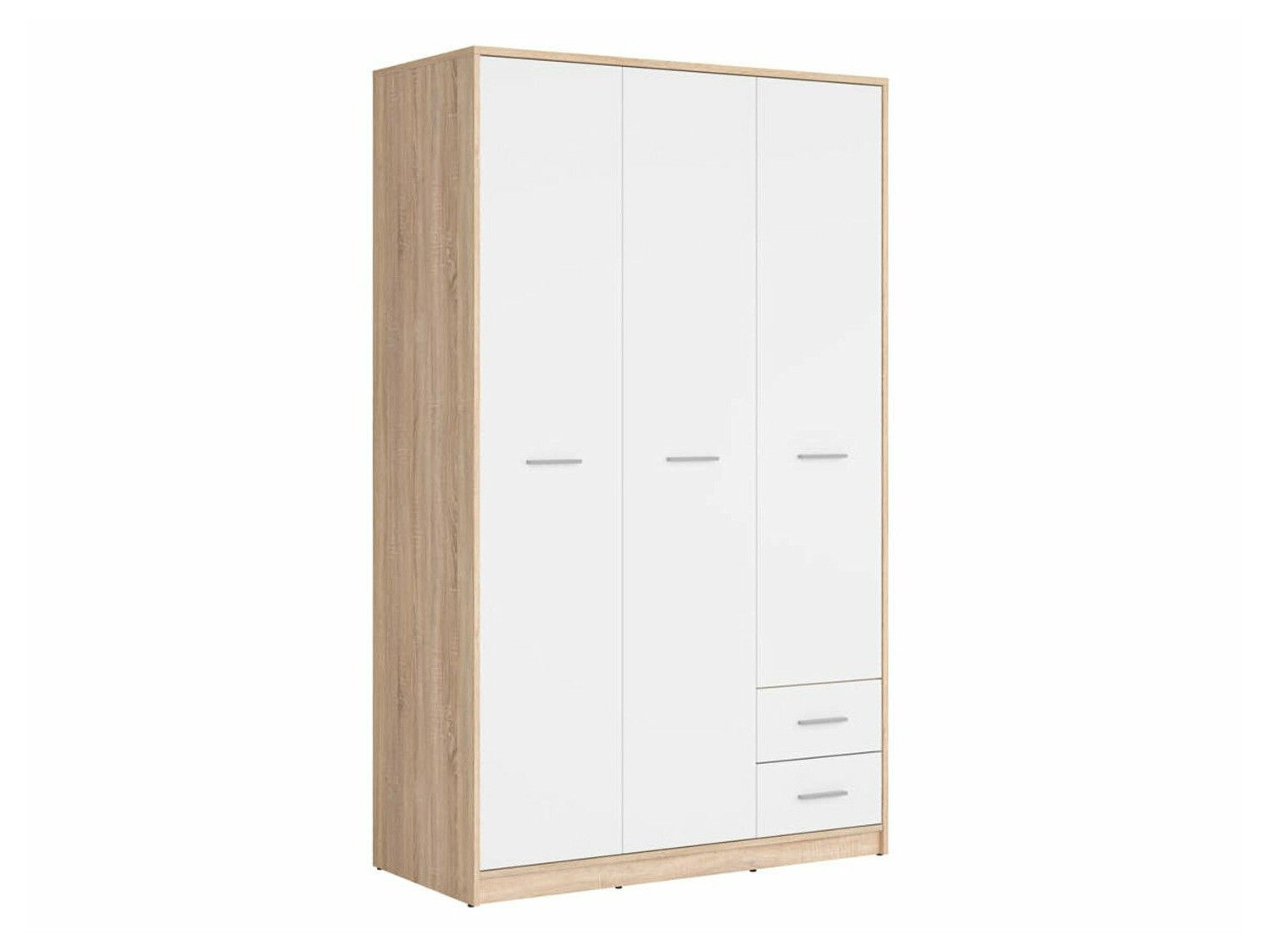 Skapis Novsore 134 (Sonomas ozols + Balts)