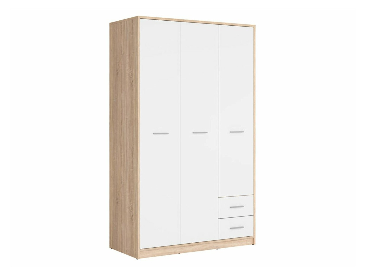 Skapis Novsore 134 (Sonomas ozols + Balts)