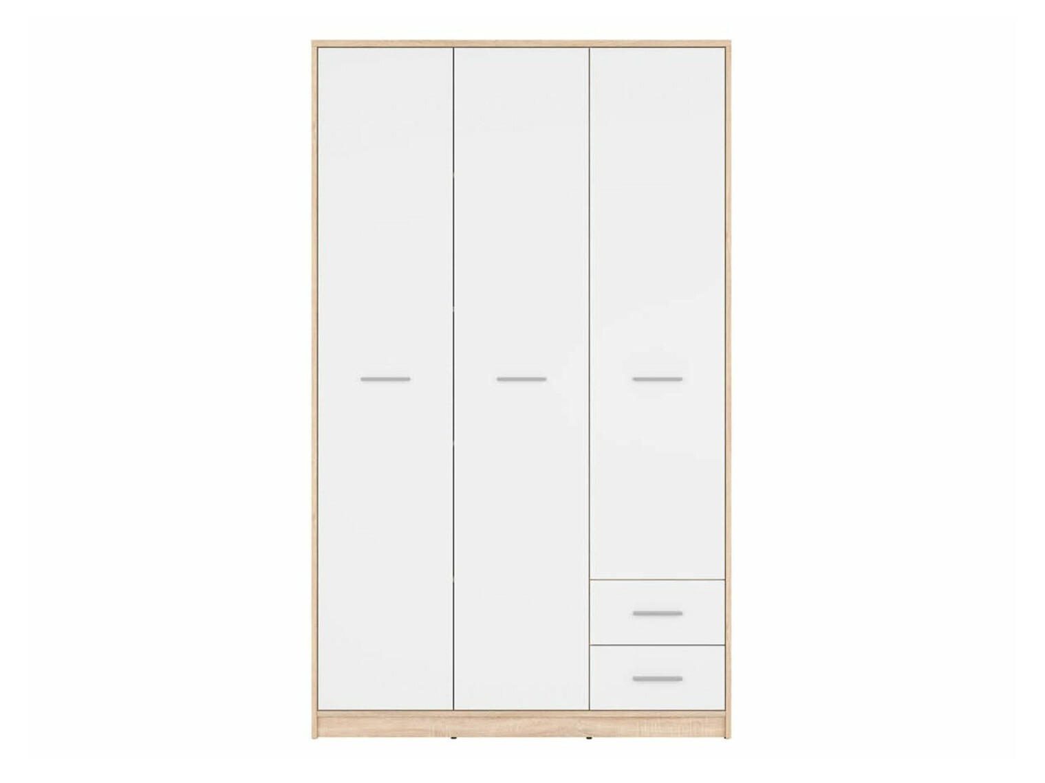 Skapis Novsore 134 (Sonomas ozols + Balts)