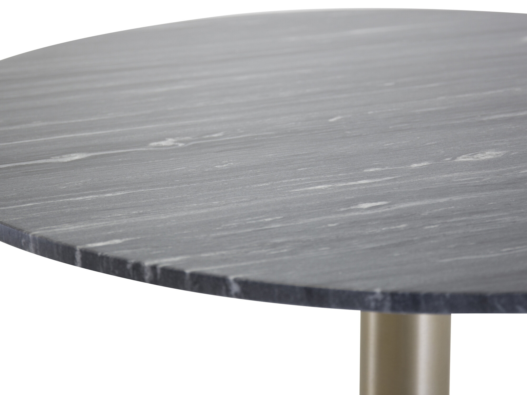 Galds Dallas 175 (Melnais marmors + Misiņš)