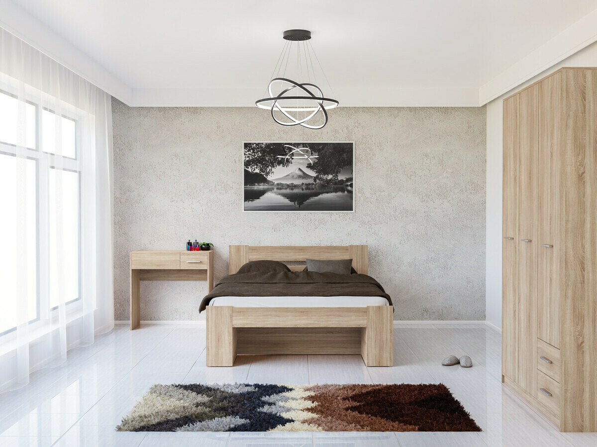 Guļamistabas komplekts Novsore 144 (Sonomas ozols)