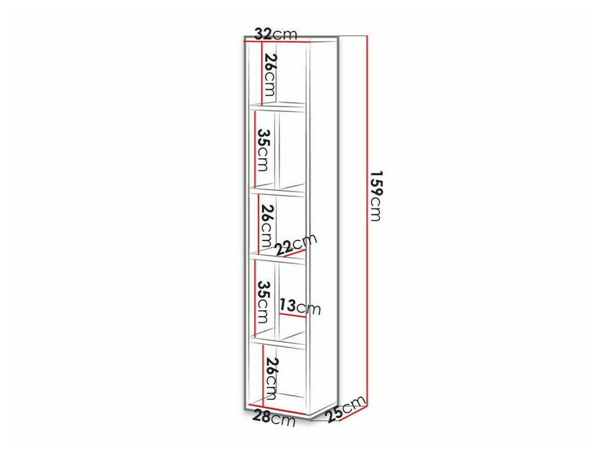 Piekarams plaukts Torsone 106 (Balts)