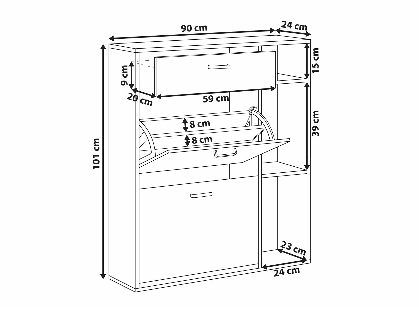 Тумба для обуви Berwyn 2393