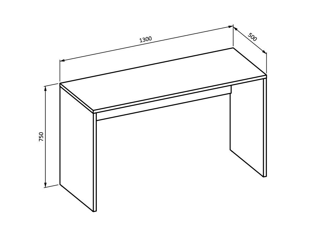 Rakstāmgalds Austin 347 (Balts)