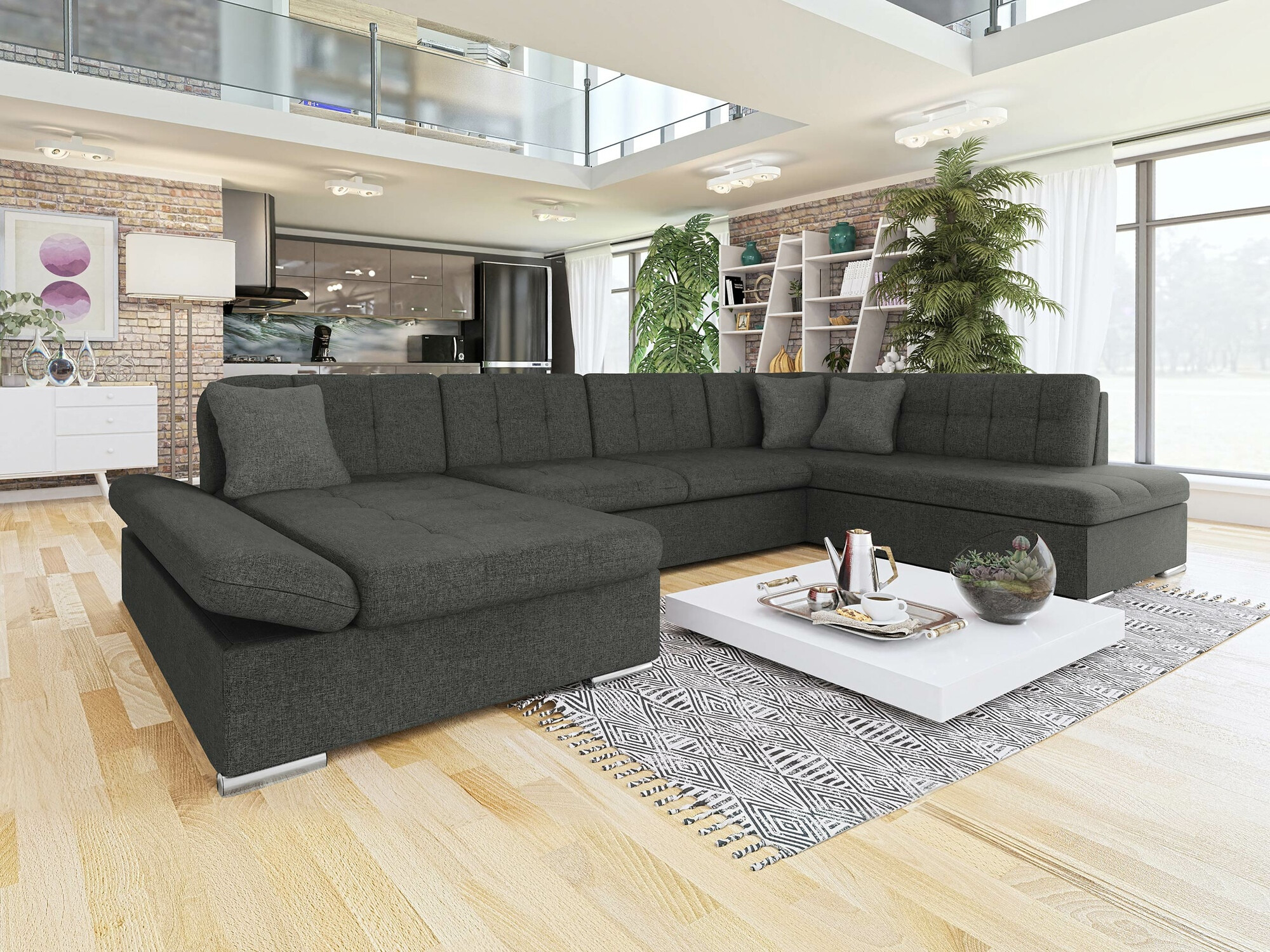 Stūra dīvāns Comfivo Tilia (Lux 06 + Lux 05)