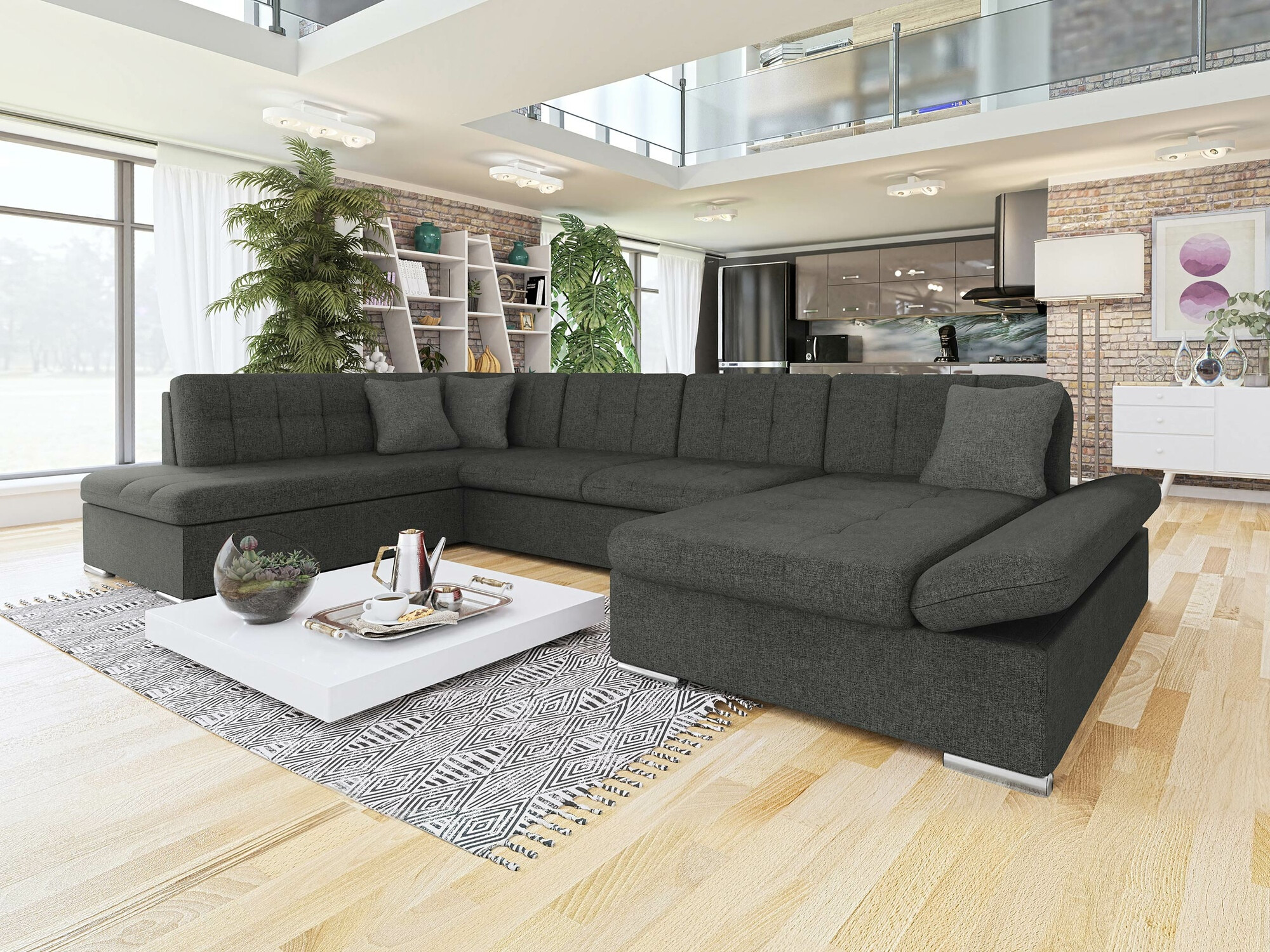 Stūra dīvāns Comfivo Tilia (Lux 06 + Lux 05)