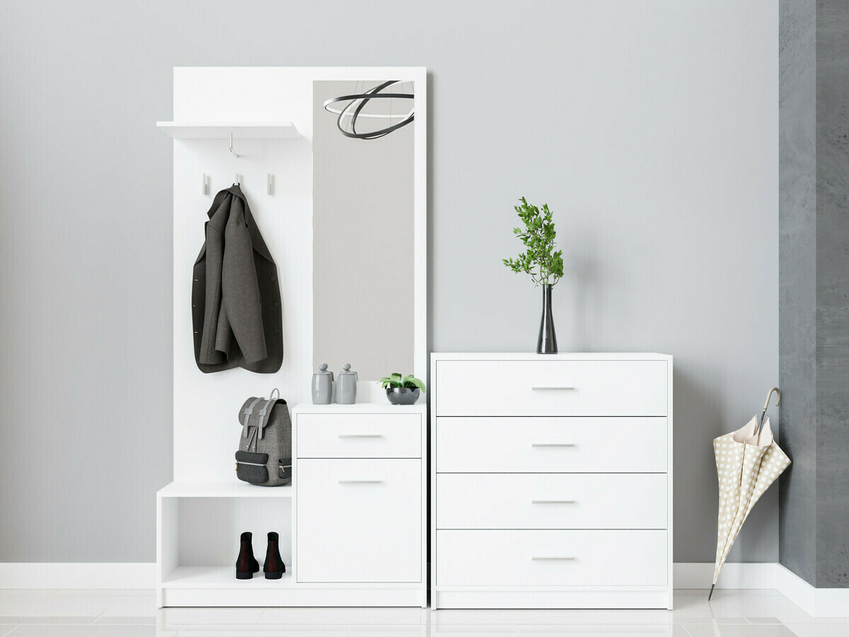 Priekšnama komplekts Novsore 148 (Balts)