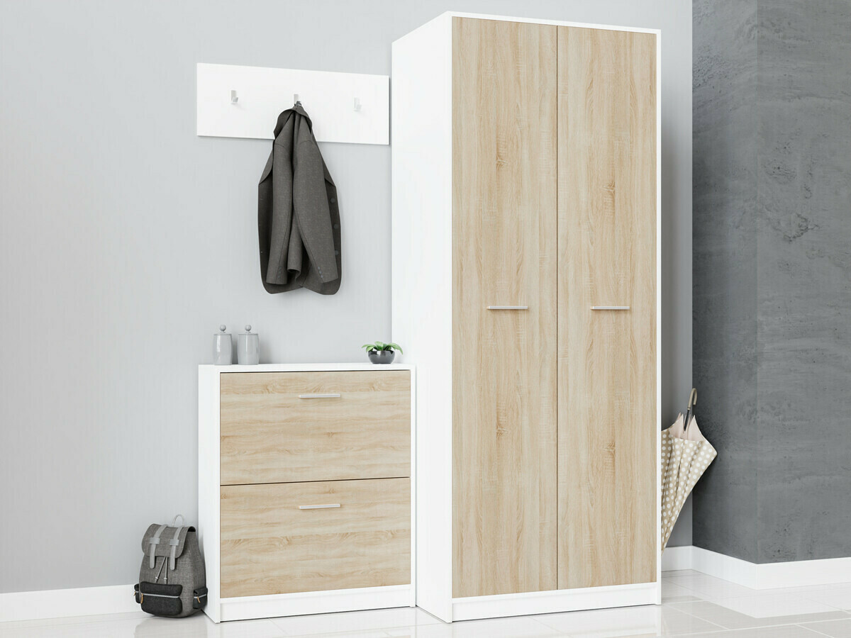 Priekšnama komplekts Novsore 150 (Balts + Sonomas ozols)