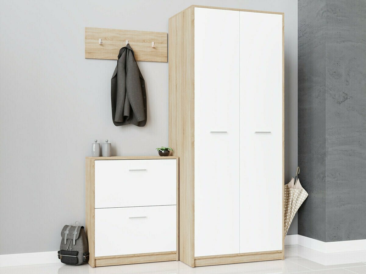 Priekšnama komplekts Novsore 150 (Sonomas ozols + Balts)