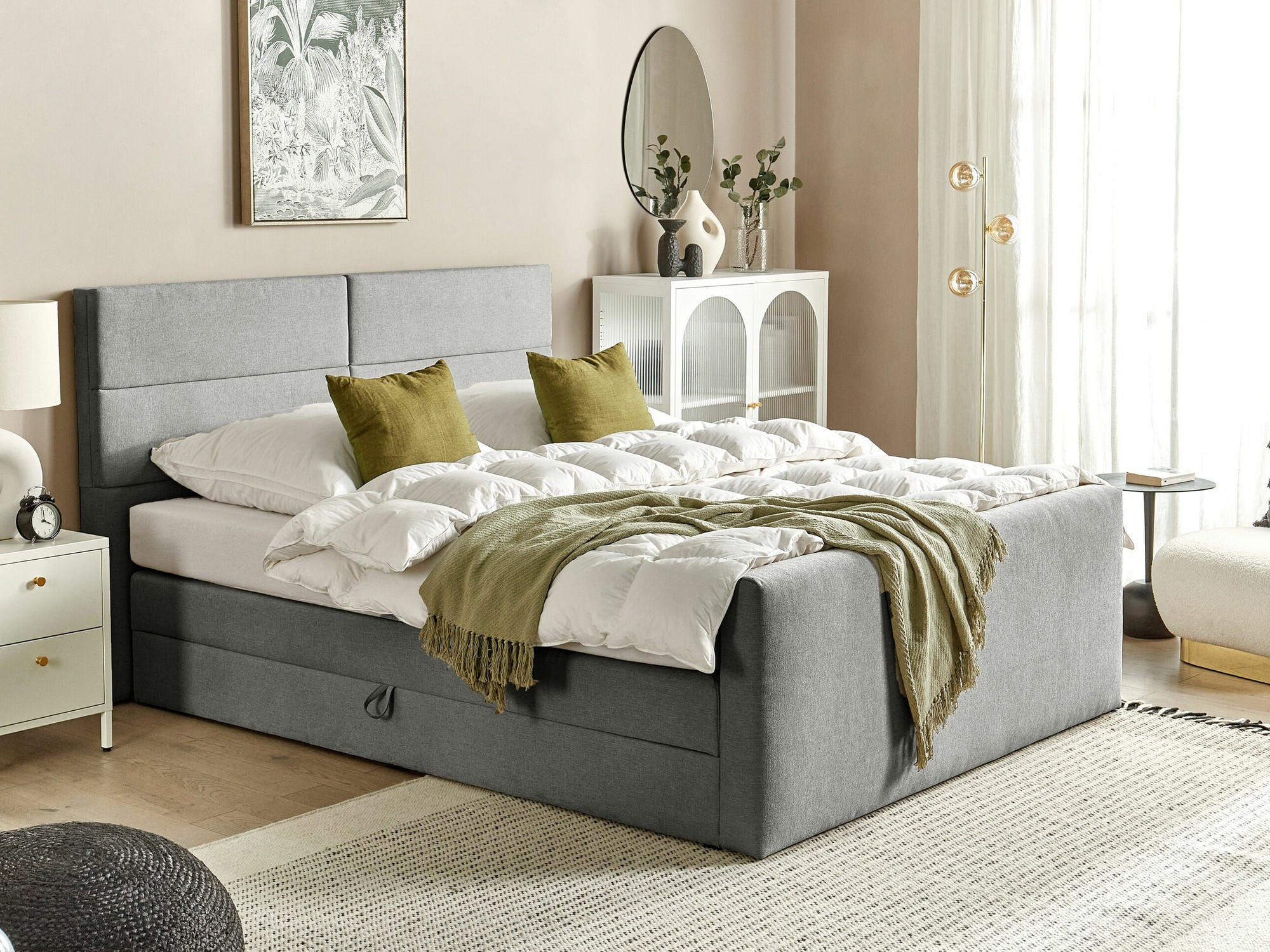 Континентальная кровать Berwyn 2394 (Серый)