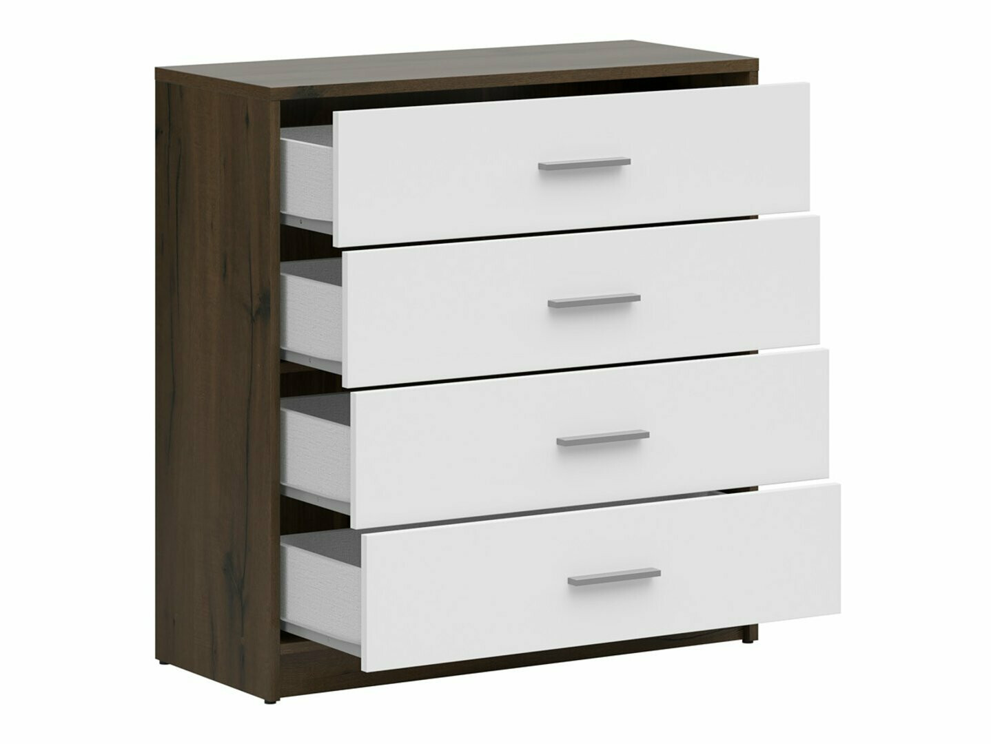 Kumode Novsore 101 (Tumšs ozols + Balts)