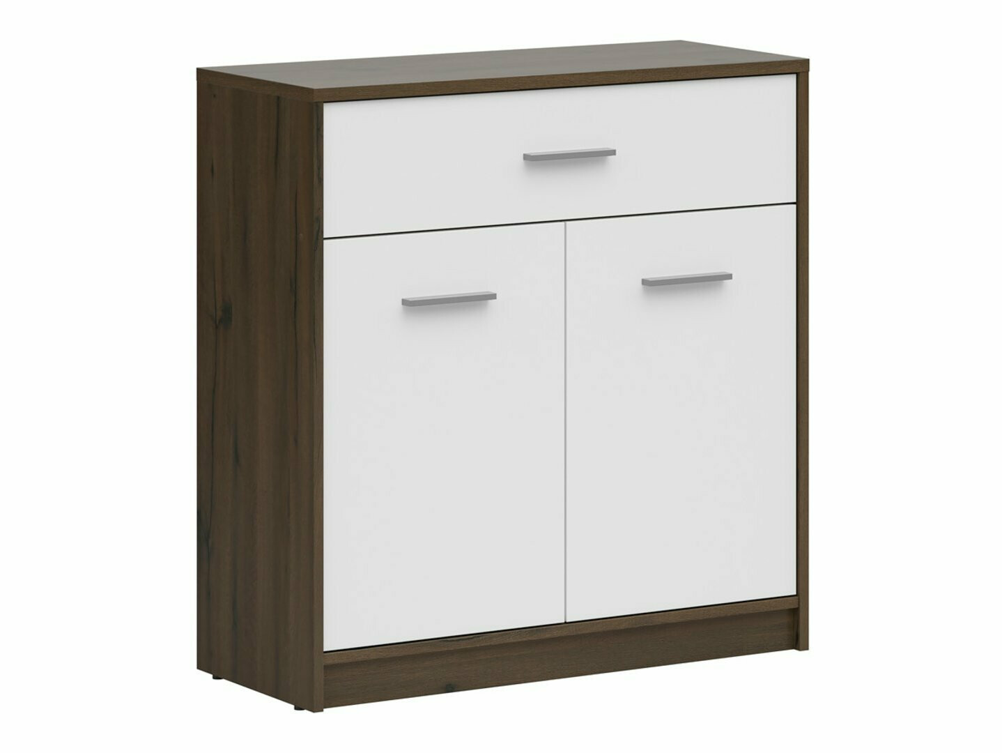 Kumode Novsore 115 (Tumšs ozols + Balts)