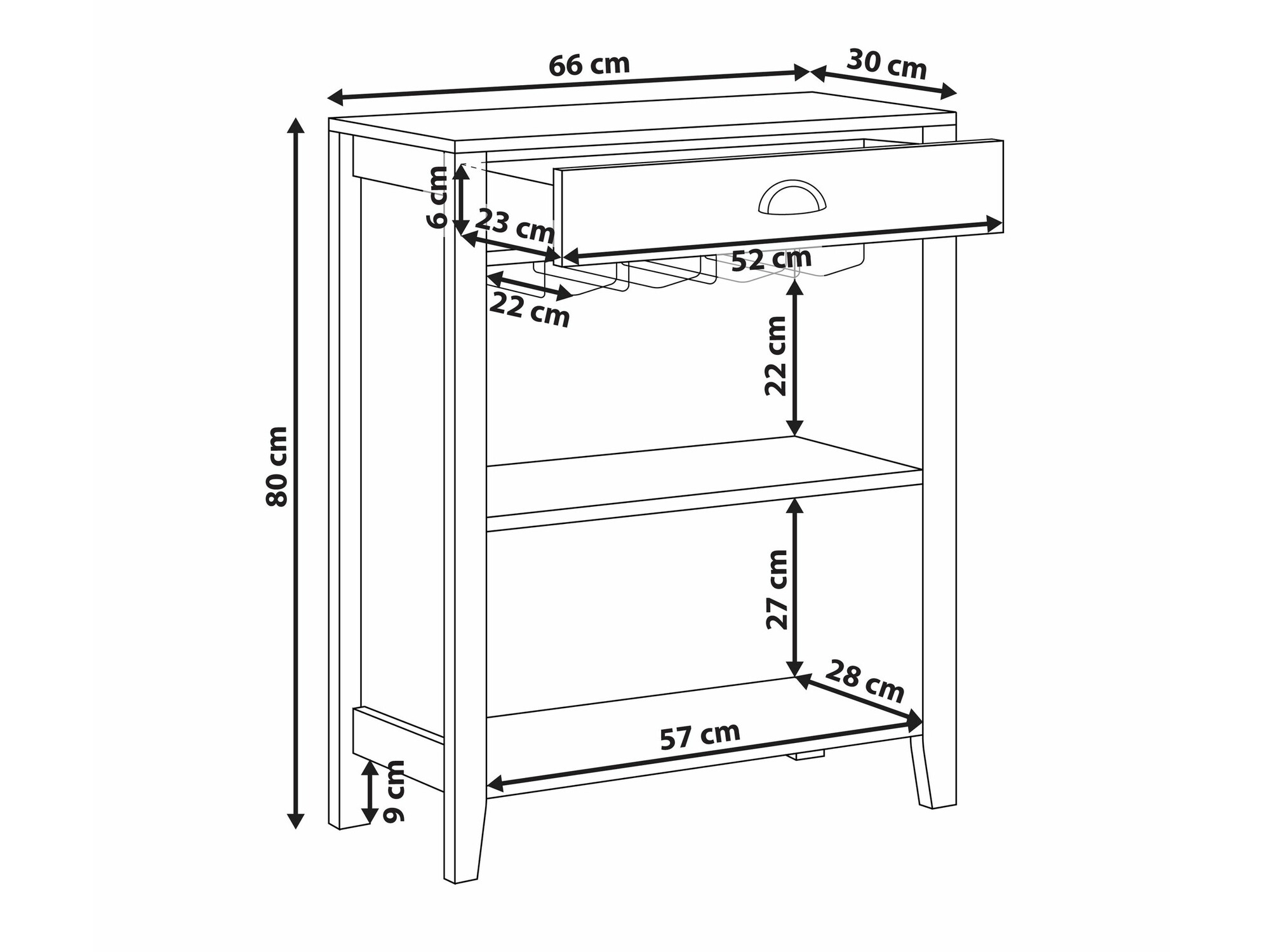 Кофейный столик Berwyn 2399 (Светлое дерево)