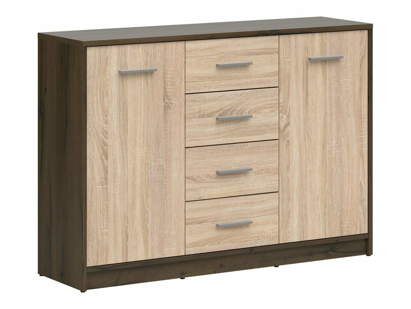 Kомод Novsore 118 (Темный дуб + Сонома Дуб)