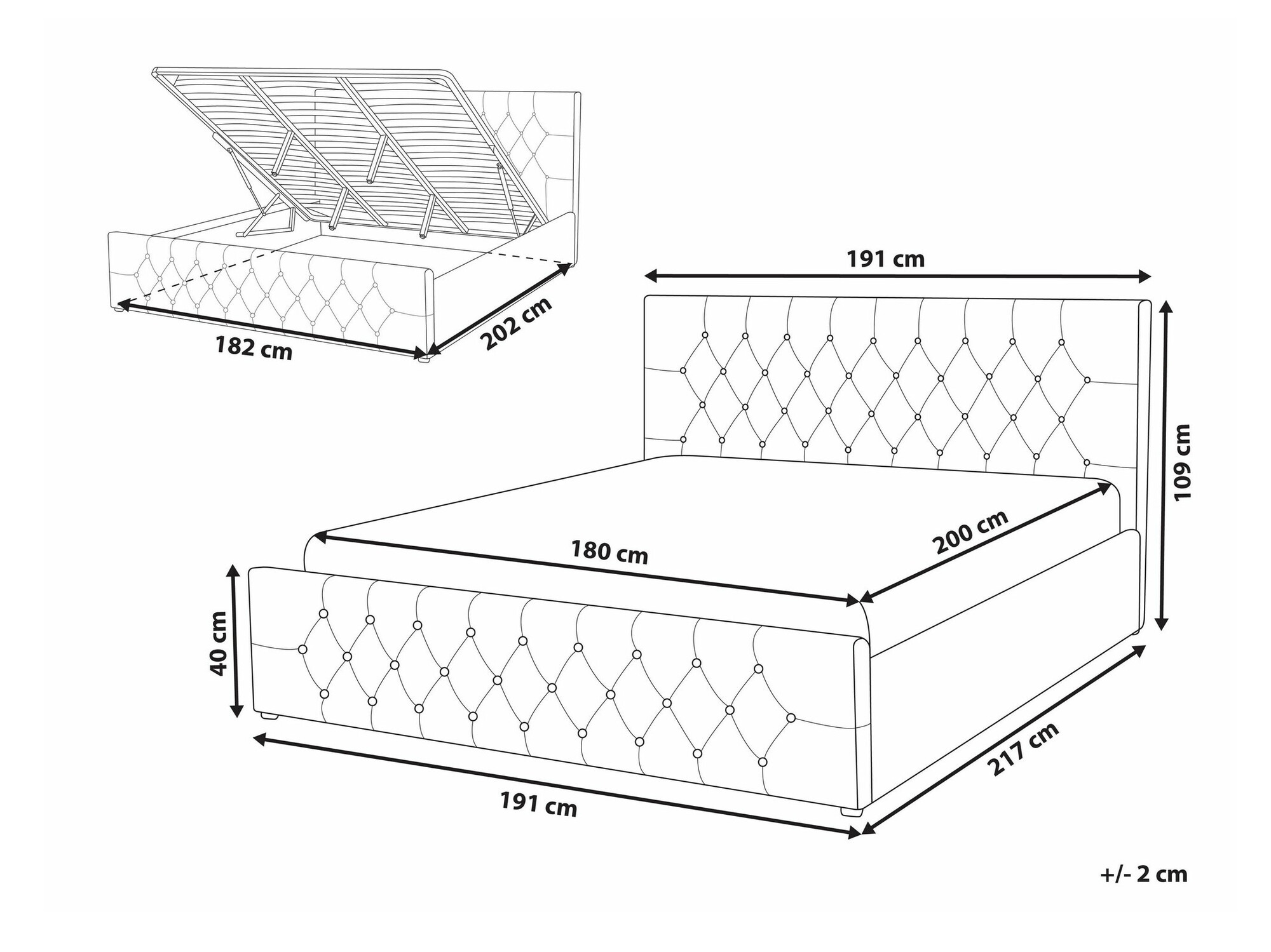 Кровать Berwyn 1267 (Taupe)