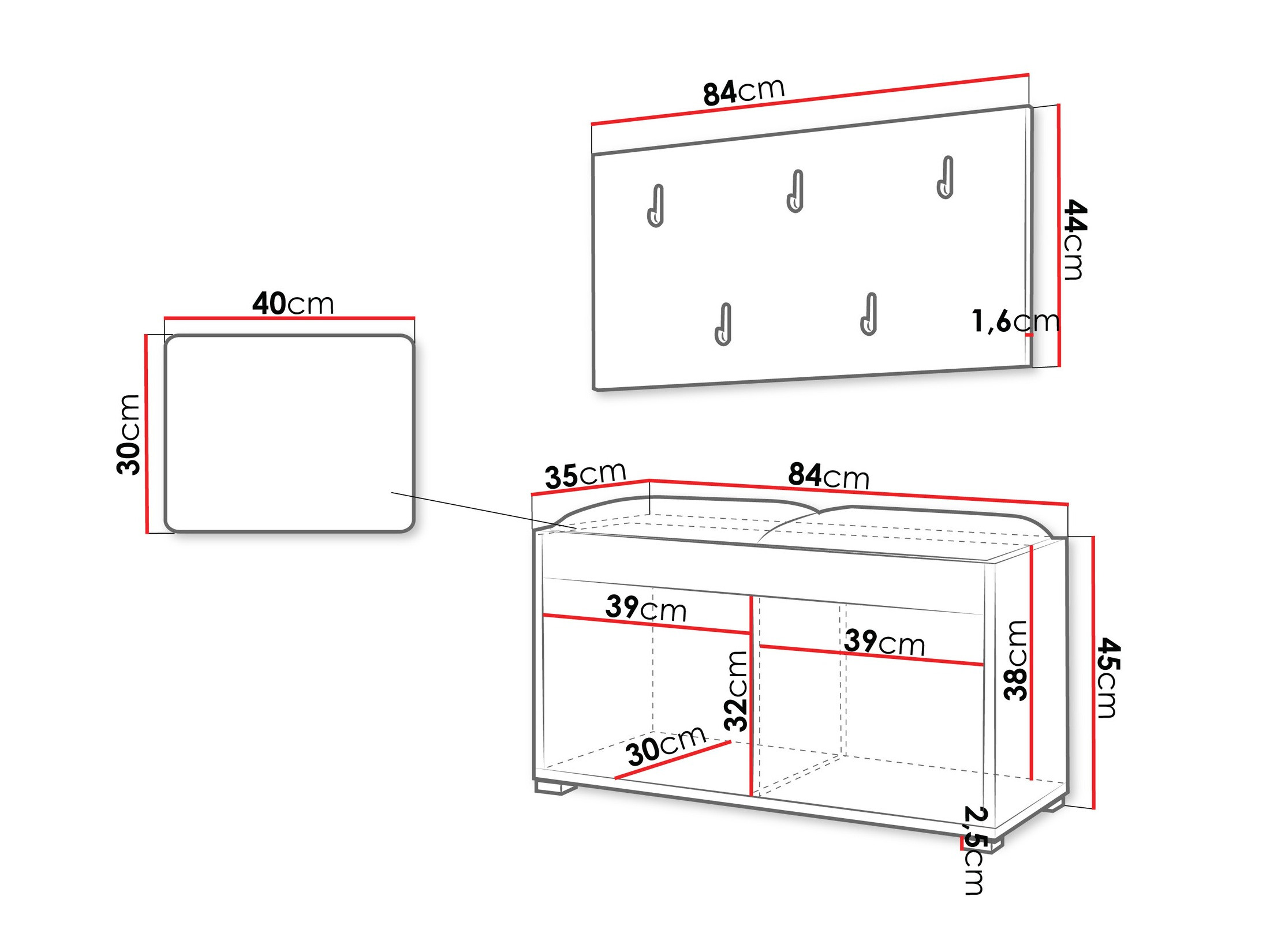 Прихожая Comfivo Fersoe 117 (Кашемир)
