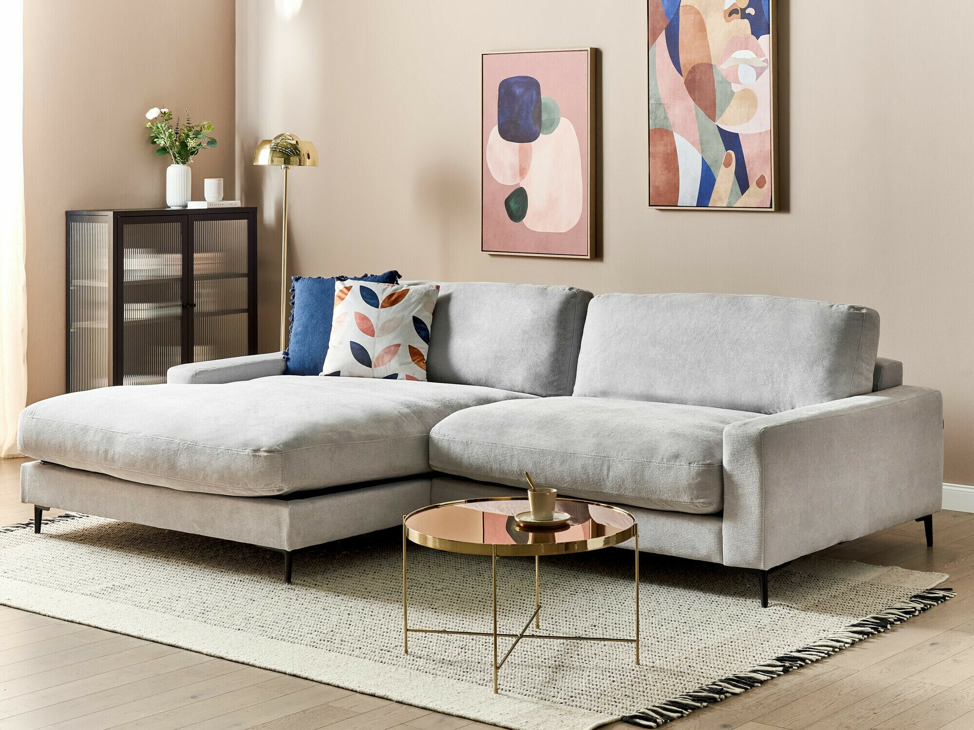 Угловой диван Berwyn 2398 (Серый)